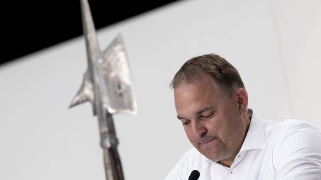 SVP-Parteipräsident Marcel Dettling warnte an der Delegiertenversammlung in Schaffhausen vor steigender Kriminalität infolge «massloser Zuwanderung».