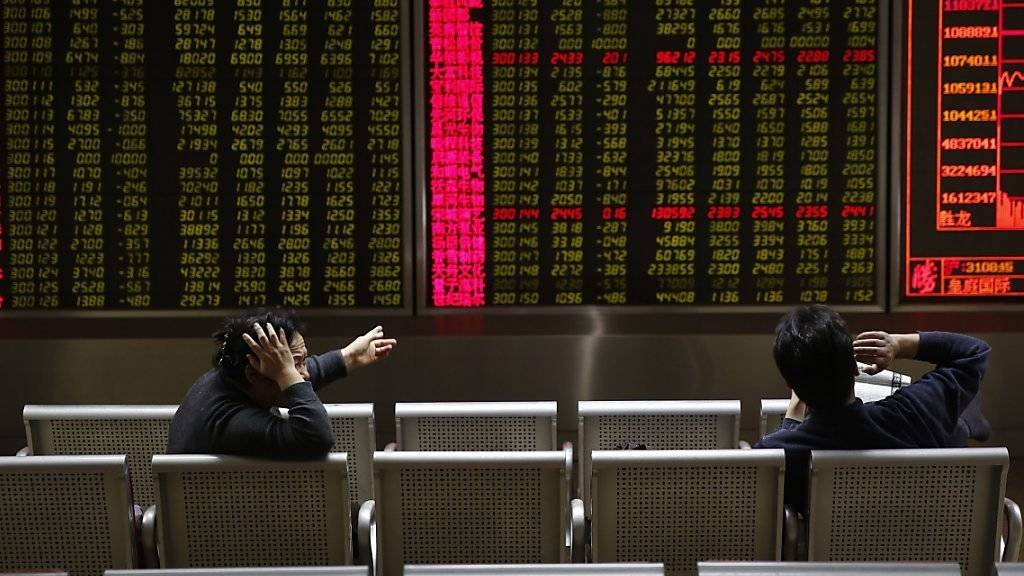 In China spielen die Börsen auch Anfang Woche verrückt (Symbolbild).