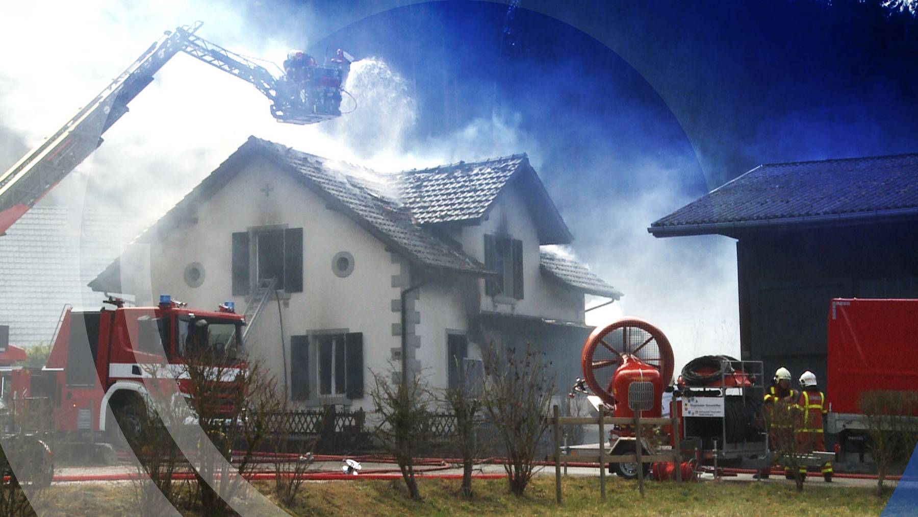 Murgenthal: Brand in einem Einfamilienhaus