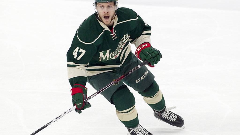 Zurück im NHL-Kader der Minnesota Wild: Christoph Bertschy