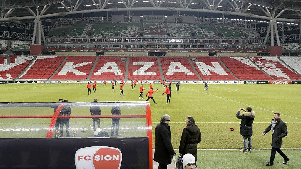 In der nächsten Saison finden sicher keine Europacupspiele in Kasan statt