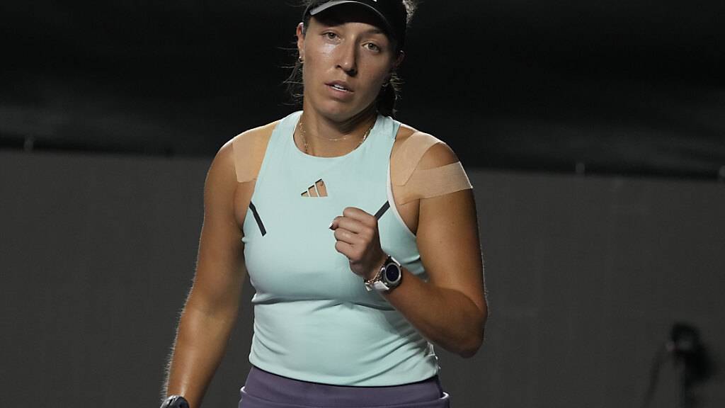 Geschafft: Jessica Pegula ballt nach einem erfolgreichen Ballwechsel auf dem Weg zum Finaleinzug die Faust