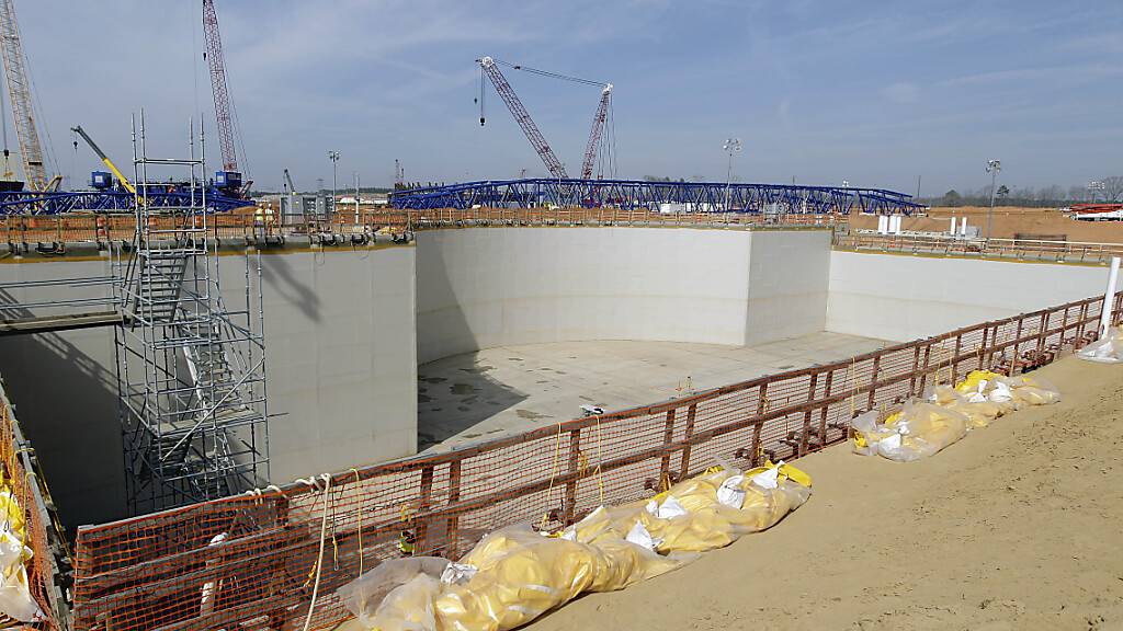 Bauarbeiten im Jahr 2012 an einem neuen Atomkraftwerk in Vogtle in den USA. (Archivbild)