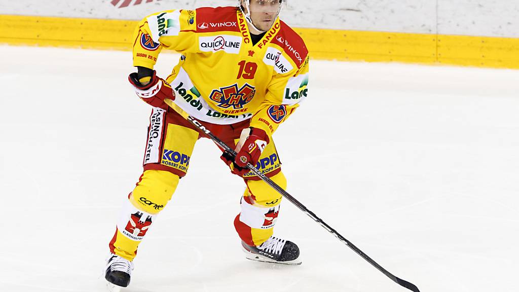 Der Schwede Jesper Olofsson vom EHC Biel ist einer von drei Davoser Verstärkungsspielern am diesjährigen Spengler Cup