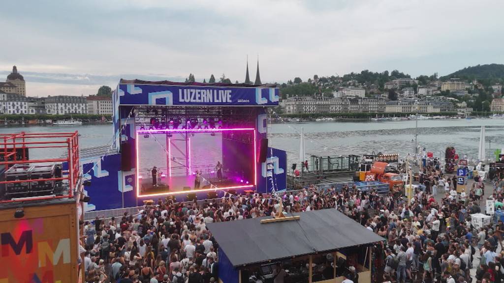 Neue Seebühne und über 50 Gratiskonzerte: So lief das Luzern Live 2026
