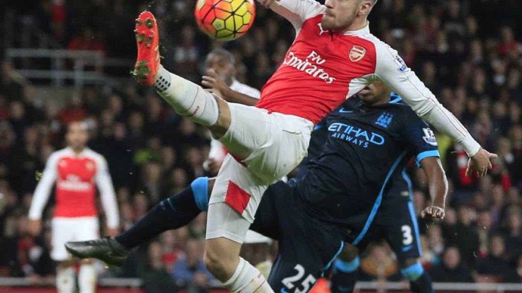 Arsenal und Aaron Ramsey boten gegen Manchester City einen starken Auftritt