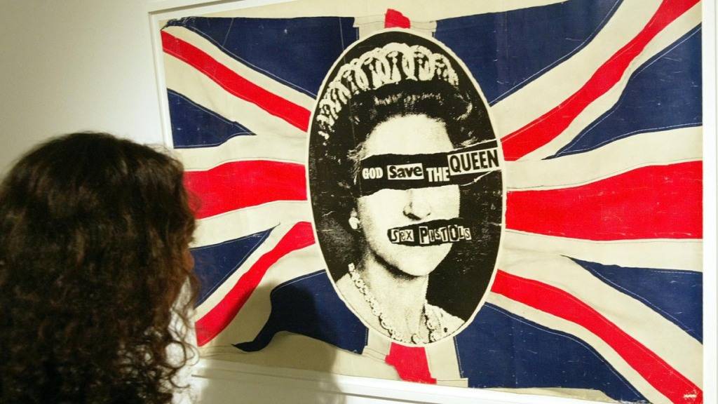 Das Plattencover des Sex-Pistols-Songs «God Save the Queen» wurde vom britischen Künstler Jamie Reid (1947-2023) entworfen. (Archivbild)