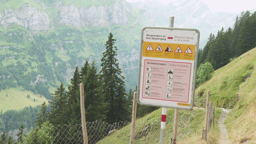 Präventionstafel im Alpstein rettet Leben