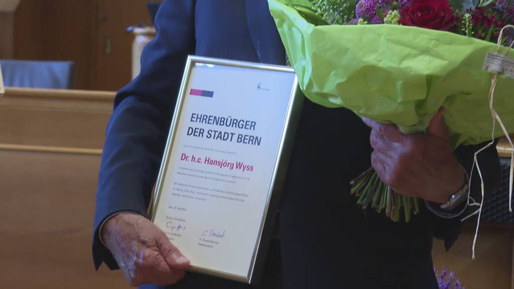Hansjörg Wyss wird Ehrenbürger von Bern