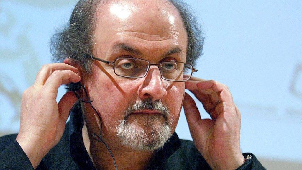 Salman Rushdie bei einem Seminar in Portugal (Archiv).