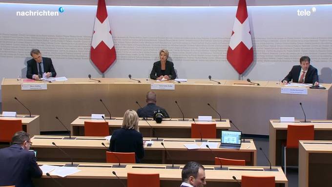 Medienkonferenz des Bundes 14.30 Uhr