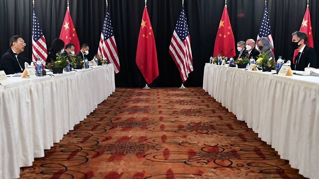 Am Rande des G20-Gipfels in Rom treffen sich heute Sonntag die Aussenminister der USA, Antony Blinken, und Chinas, Wang Yi, zu Gesprächen. Die Beziehungen zwischen beiden Staaten sind angespannt. (Archivbild)