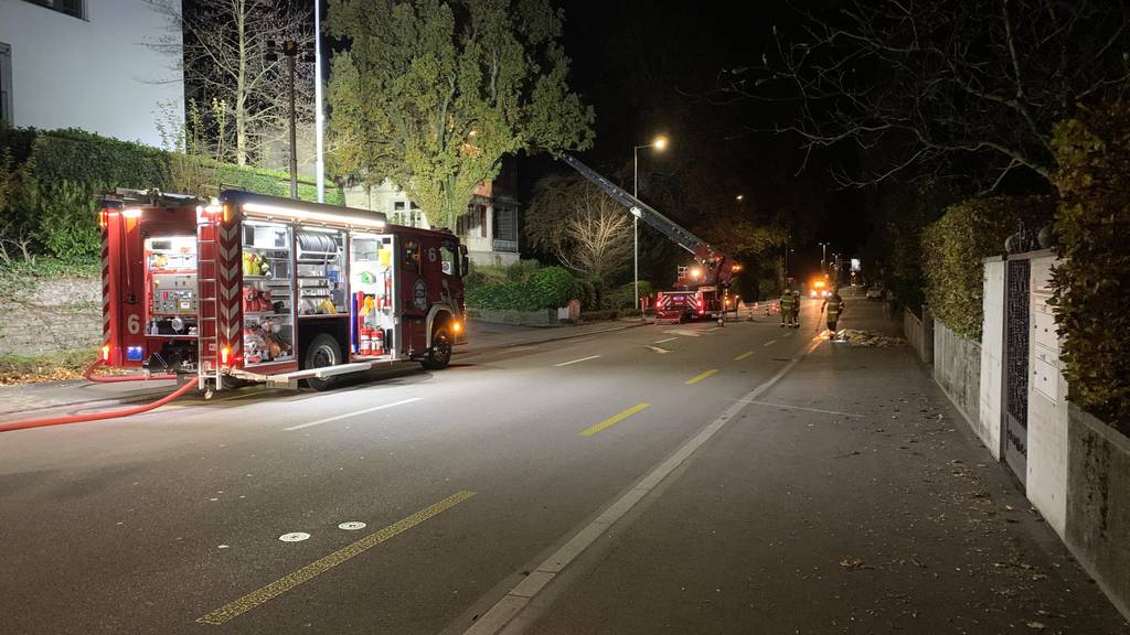 Brand eines denkmalgeschützten Gebäudes in Zug