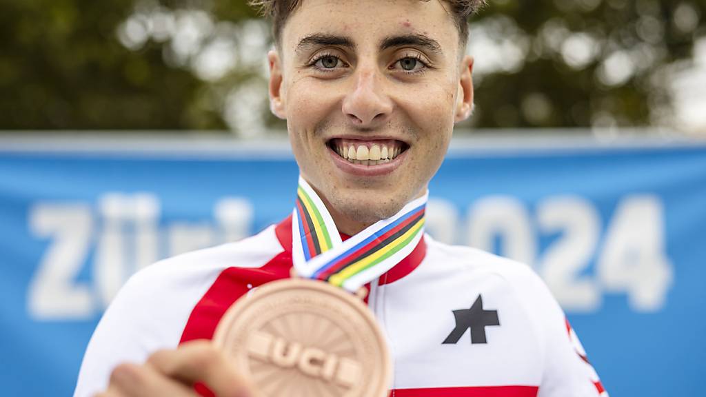 Jan Christen freut sich über die U23-Bronzemedaille, auch wenn er an der Rad-WM in Zürich ebenso gerne bei der Elite gestartet wäre