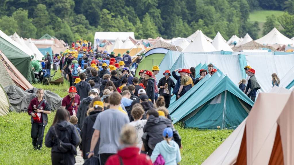 Opfer seines eigenen Erfolges: Jugend + Sport erfreut sich jedes Jahr wachsenden Interesses. Im Bild das diesjährige Pfingstlager in Wettingen im Aargau.