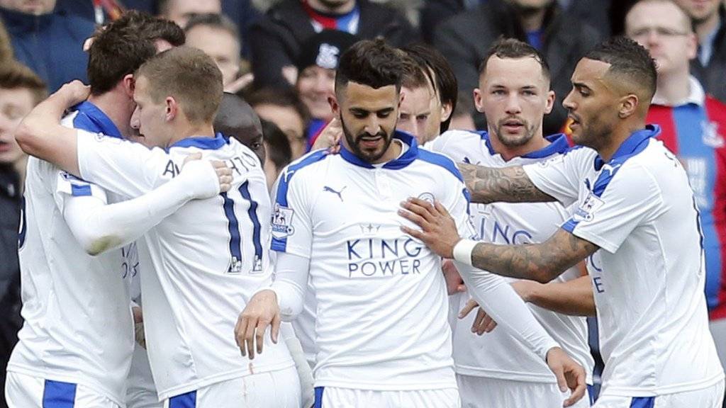 Riyad Mahrez schoss Leicester City zu einem weiteren Sieg