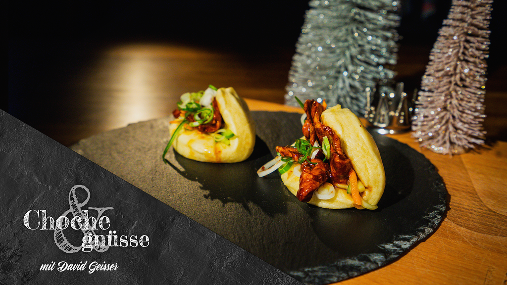 Bao Buns mit Poulet
