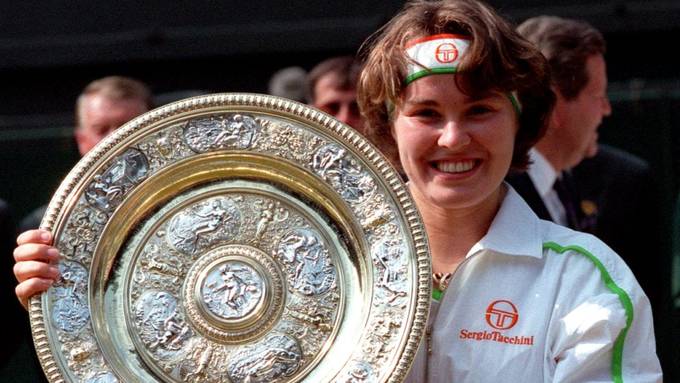 Martina Hingis feiert ersten und einzigen Wimbledon-Sieg