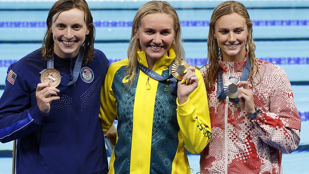 Ledecky im ersten grossen Duell in Paris geschlagen