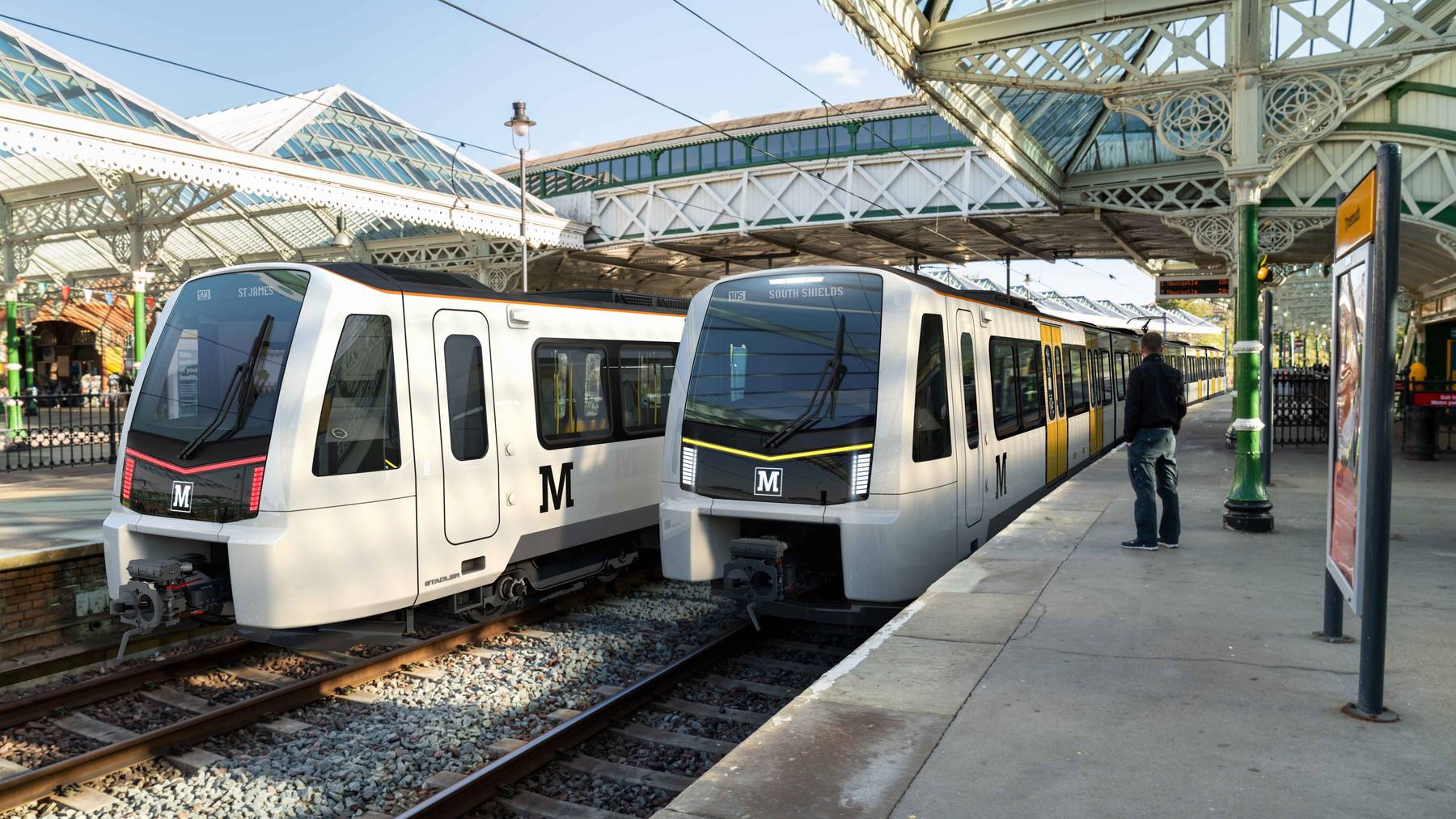 Bald auch in Newcastle upon Tyne zu sehen: U-Bahnen von Stadler Rail.