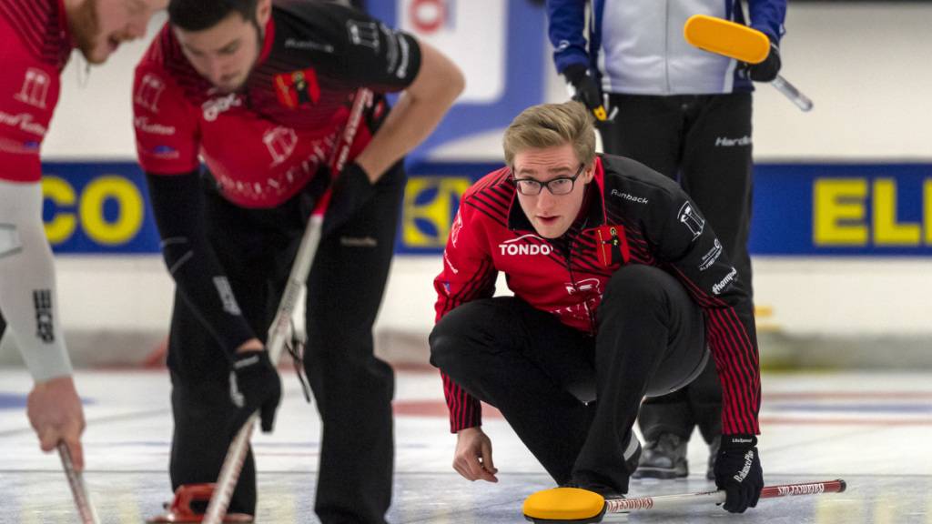 Skip Marco Hösli und sein Team sind bei ihrer ersten WM-Teilnahme mit drei Siegen gestartet