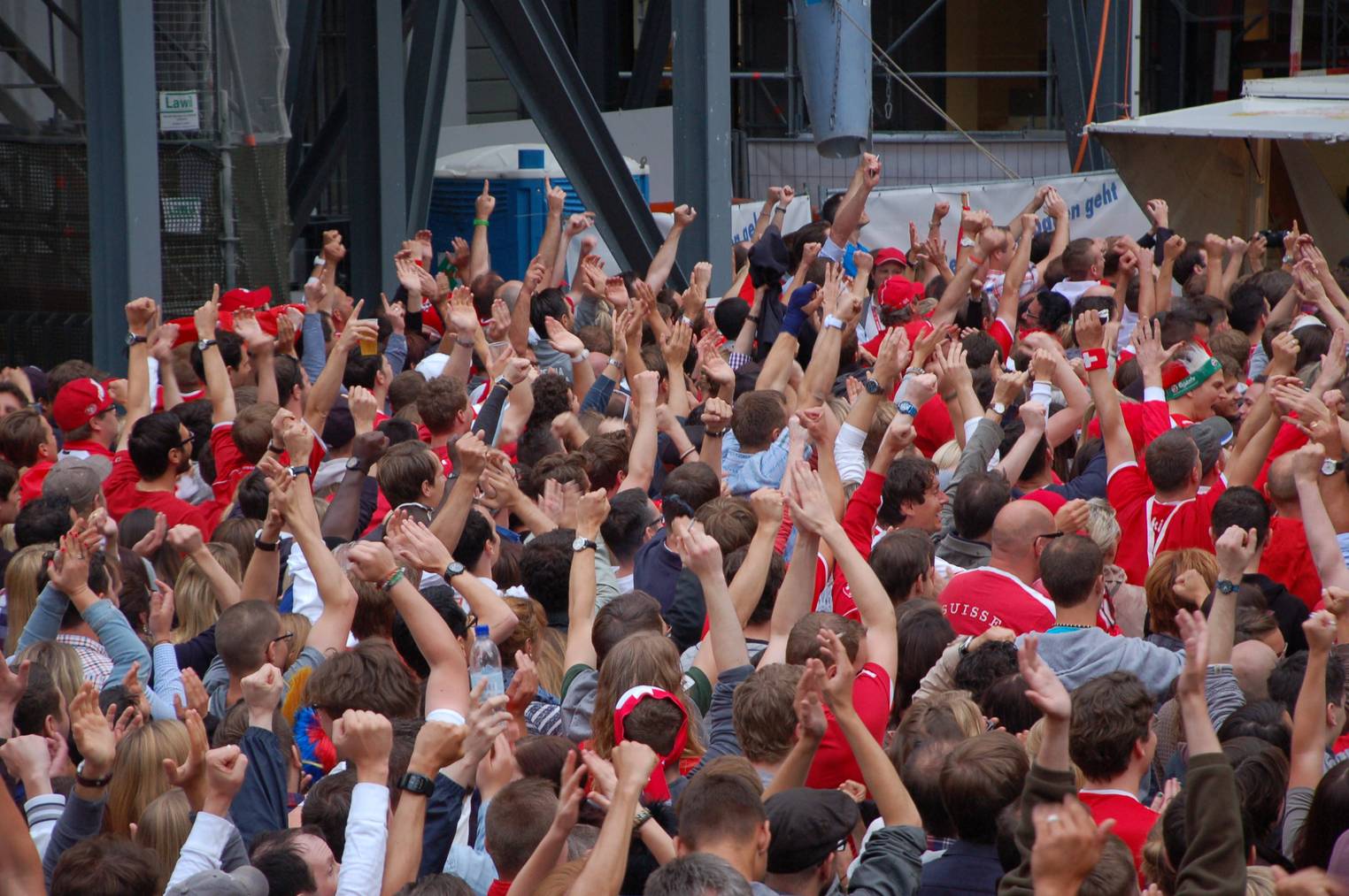 Eröffnungsspiel Schweiz vs. Ecuador.