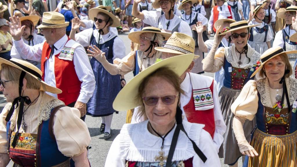 Das letzte Eidgenössische Jodlerfest ging 2023 Zug über die Bühne. 2026 findet der Anlass in Basel statt. (Archivbild)