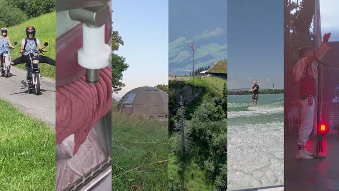 Töffli-Tour, Glamping und Wasserski: Highlights und Pannen der Woche in Zug