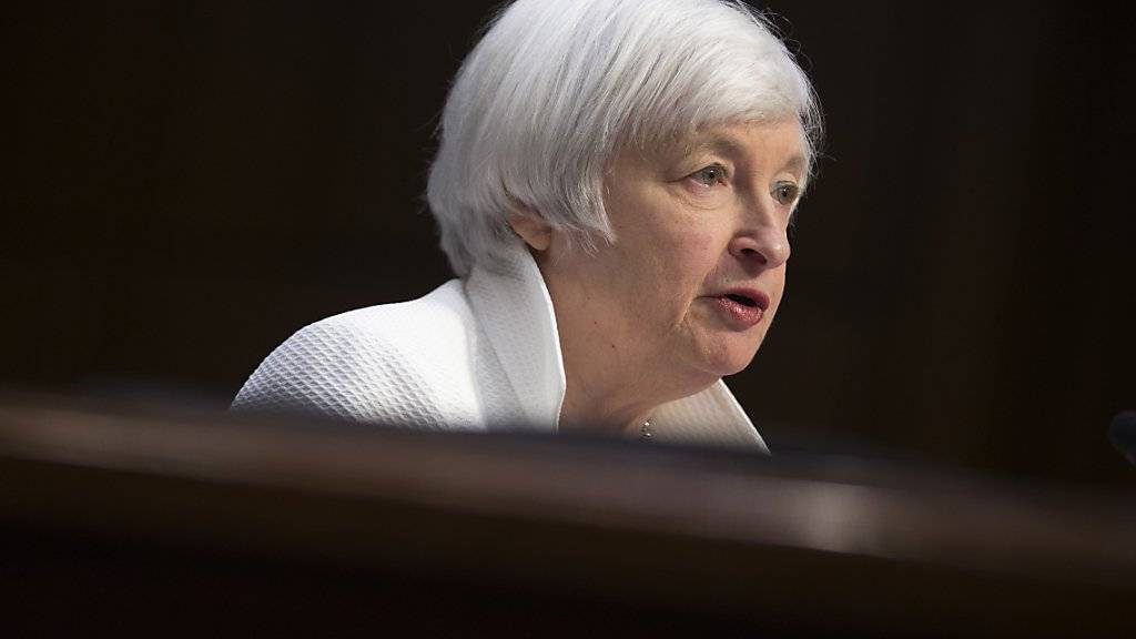 Keine Veränderung: Janet Yellen, Chefin der U-Notenbank Fed, belässt den Leitzins auf dem bisherigen Niveau. (Archiv)
