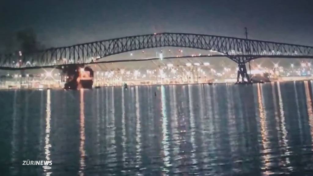 Schiff kollidiert mit Brücke in Baltimore