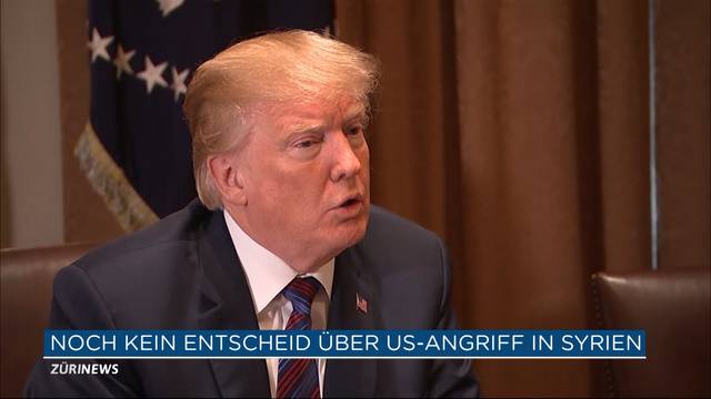 Trump unsicher über Angriff auf Assad-Regime