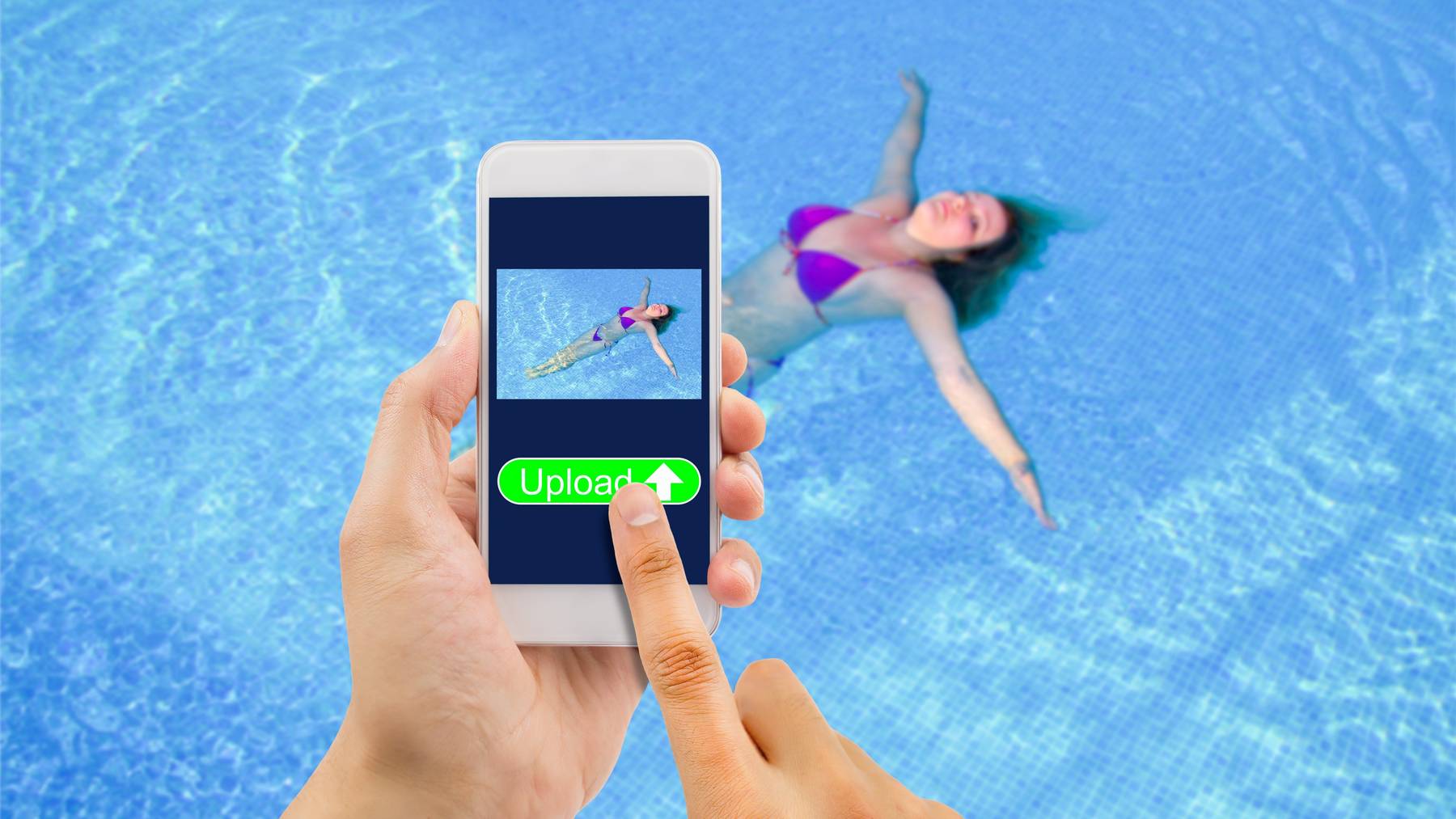 In Zeiten des Smartphones werden Badegäste immer häufiger ungefragt fotografiert. (Symbolbild)
