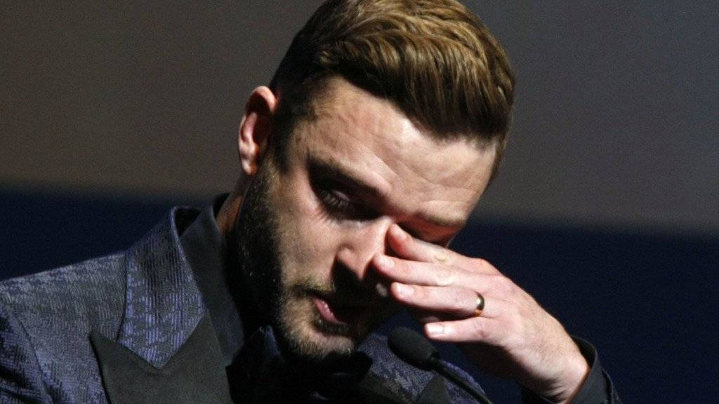 Justin Timberlake während der Zeremonie in der Ruhmeshalle von Memphis.