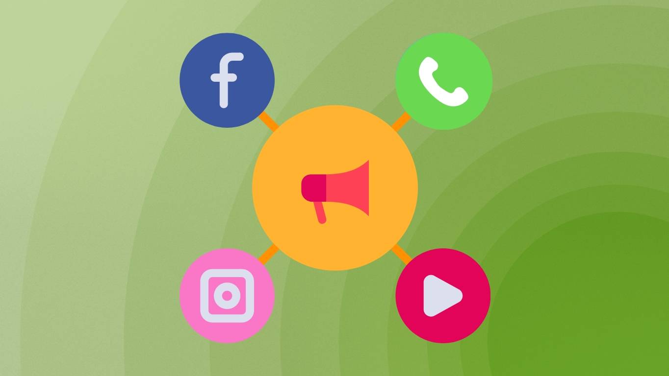 Webbild Social Media