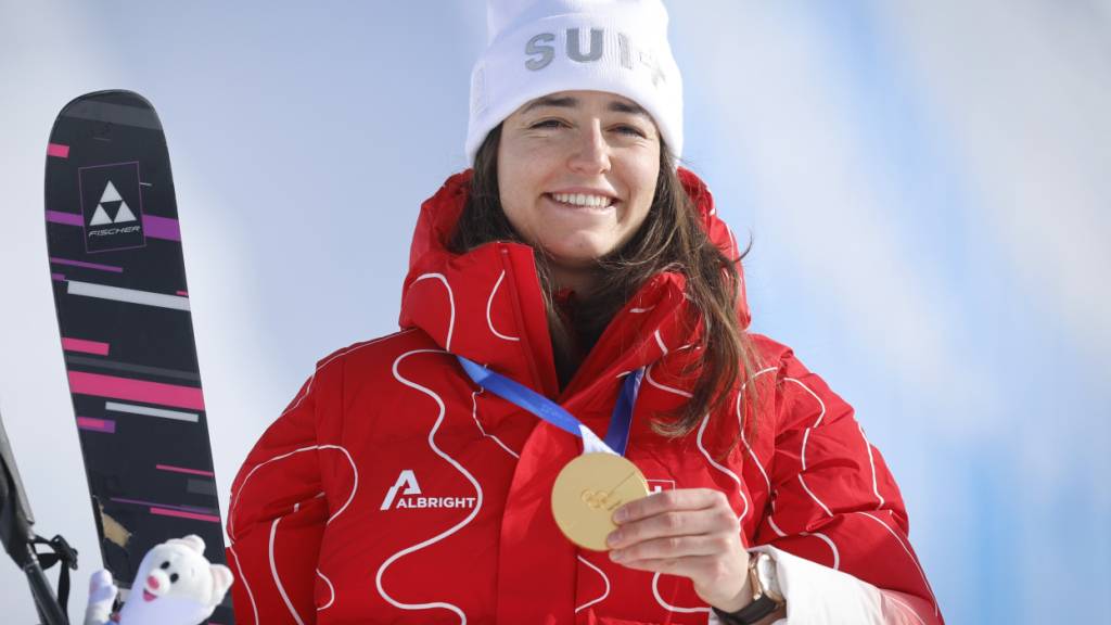 Mathilde Gremaud ist nach ihrer Goldmedaille überglücklich