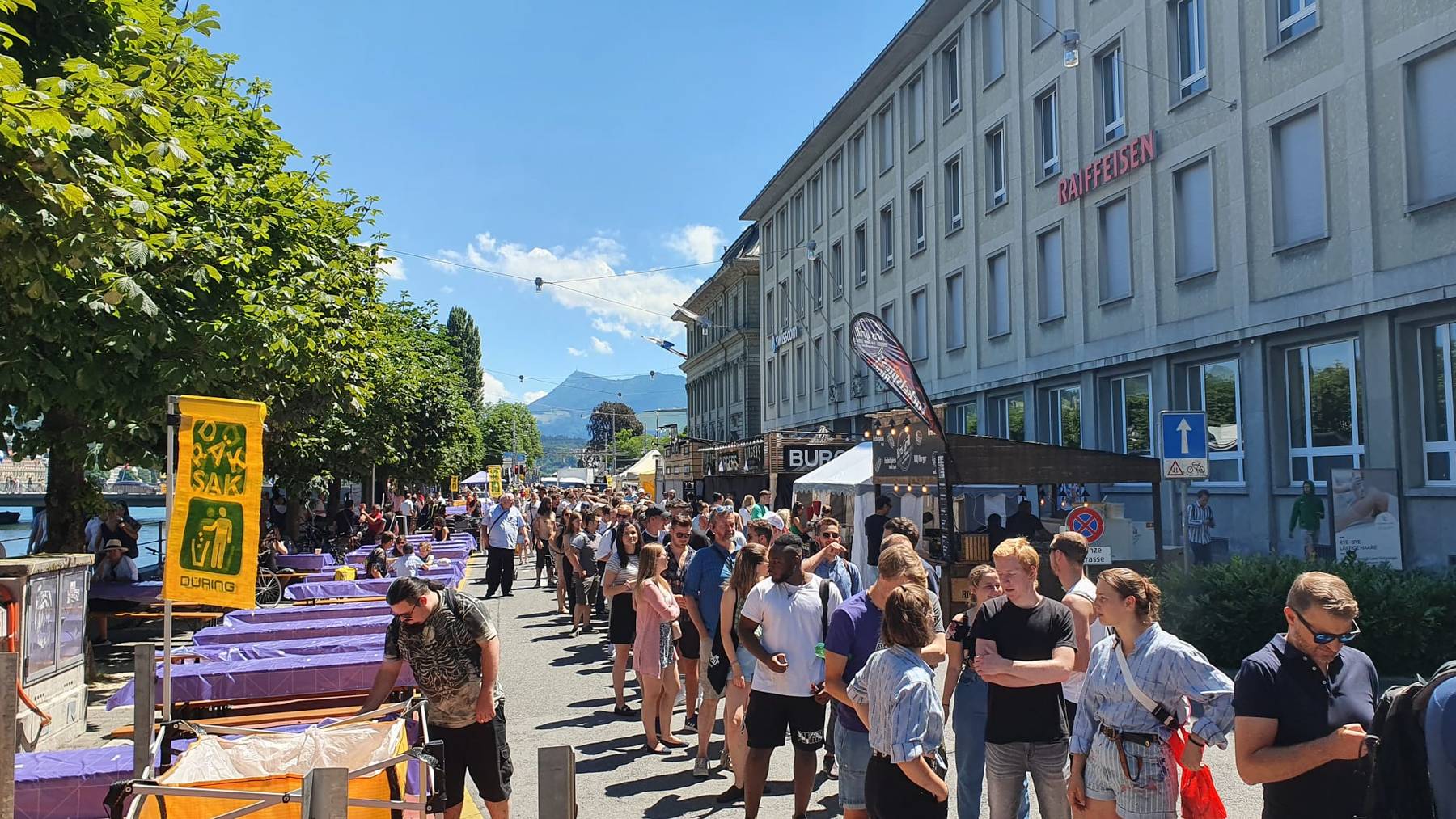 Das erste Stadtfest Luzern war ein Erfolg. Das OK kann sich über einen Gesamterfolg von 80'000 Franken erfreuen. 