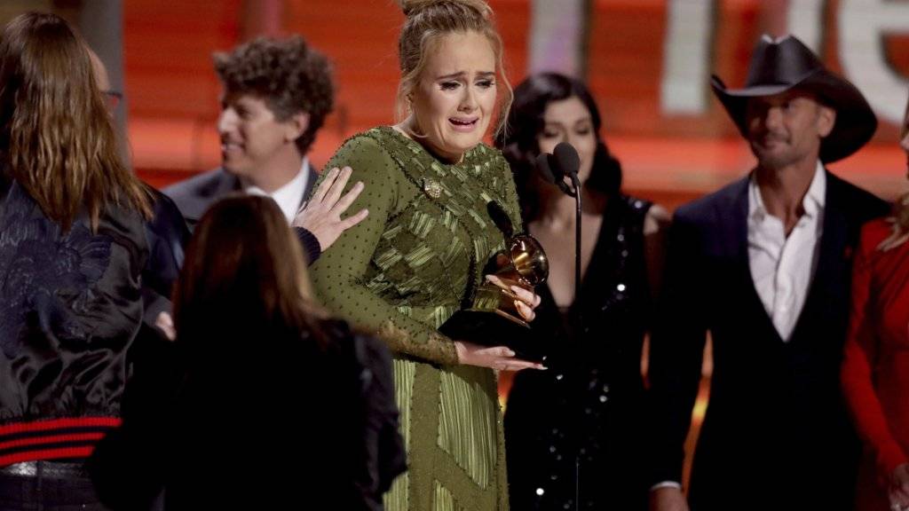Sie räumte bei den Grammy Awards ab: Die britische Sängerin Adele.