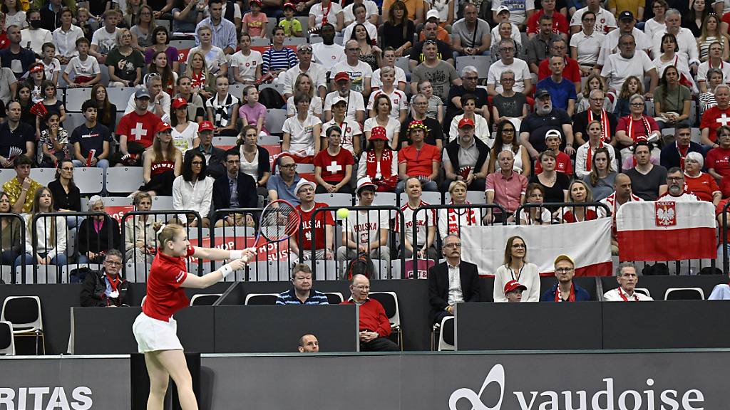 Céline Naef im Duell mit der Weltnummer 1 Iga Swiatek