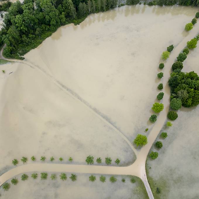 Pegel der Flüsse und Seen nach nächtlichem Regen wieder steigend