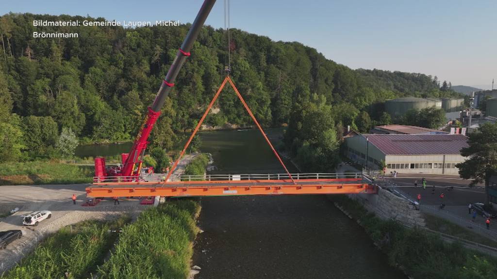 Brücke gegen Baustellenchaos in Laupen