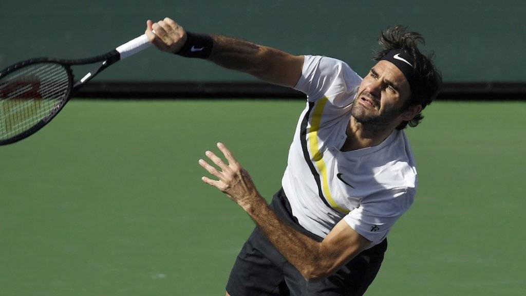 Roger Federer startet in Miami gegen einen Qualifikanten