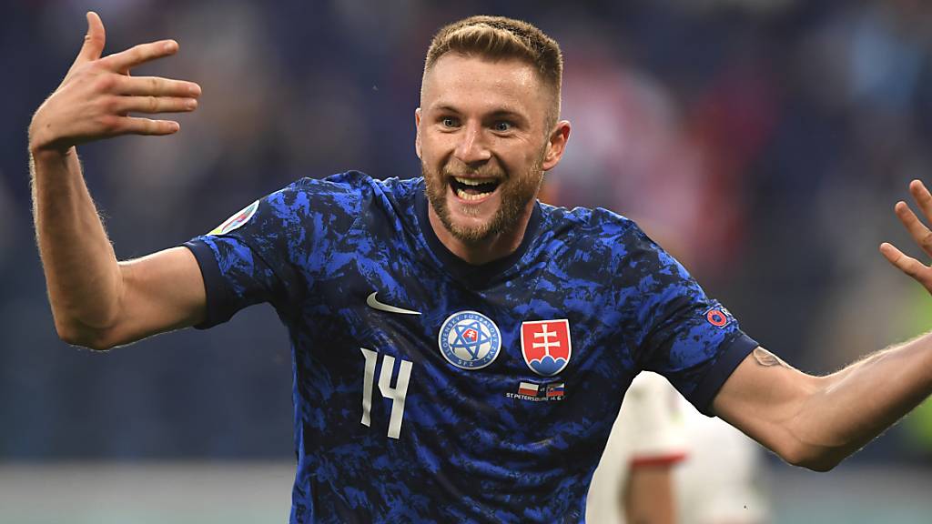 Der Mann des Spiels: Milan Skriniar war Siegestorschütze und Abwehrpatron. Die Freude über das 2:1 war verdient