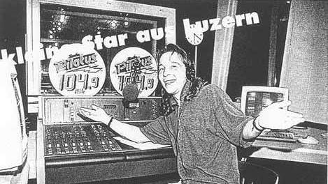 Früher DJ, heute Weltstar: René Baumann alias DJ BoBo an seinem früheren Arbeitsplatz.