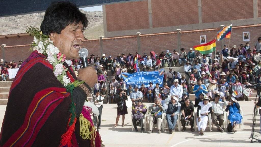 Will es doch noch einmal wissen: Boliviens Präsident Evo Morales bringt erneutes Referendum für eine verlängerte Amtszeit ins Spiel.