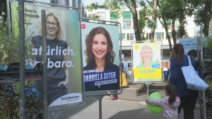 Wahlplakate dürfen im Aargau weiterhin 8 Wochen lang hängen