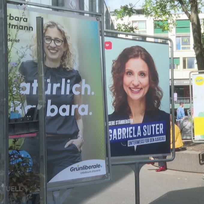Wahlplakate dürfen im Aargau weiterhin 8 Wochen lang hängen