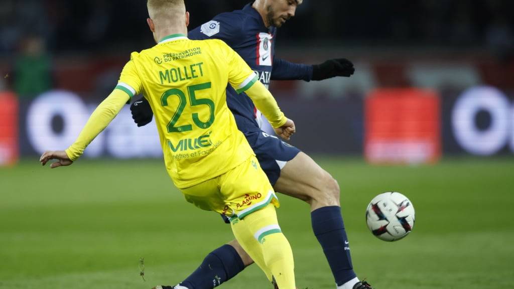Florent Mollet im Einsatz für seinen Ex-Klub Nantes