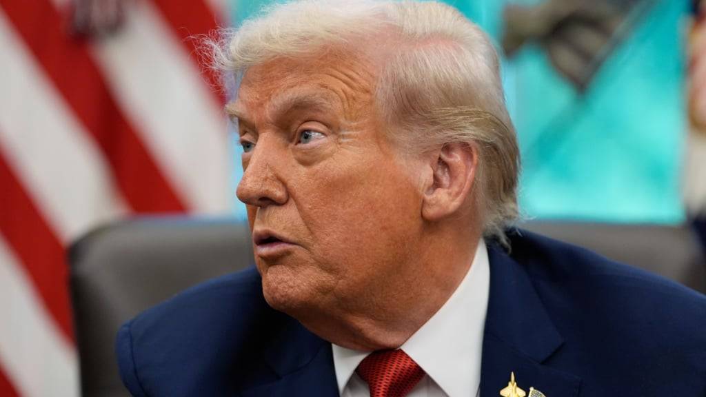 US-Präsident Donald Trump im Oval Office (Archivbild). Foto: Alex Brandon/AP/dpa