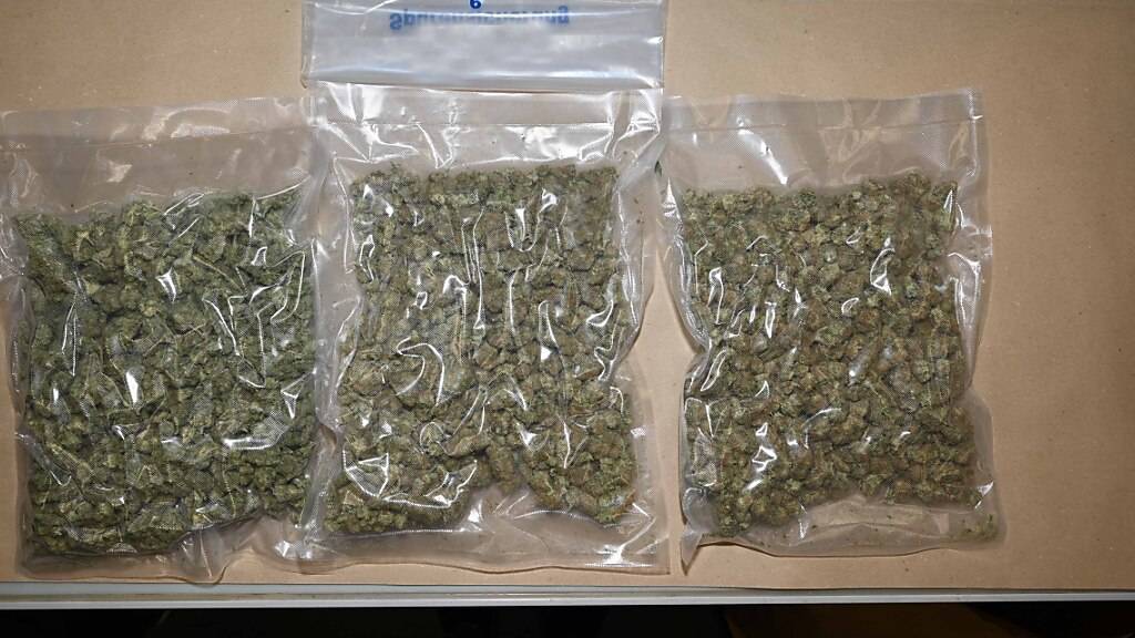 Die Zuger Polizei fand mehrere Kilogramm Cannabis bei zwei Hausdurchsuchungen.