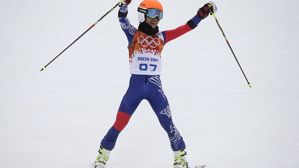 Vanessa-Mae nahm 2014 an den Olympischen Spielen in Sotschi teil. Die 37-jährige Stargeigerin beendete den Riesenslalom als 67. und Letzte